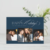 prettige feestdagen Kaart 3 foto's (Staand voorkant)