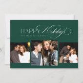 prettige feestdagen Kaart 3 foto's (Voorkant)