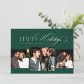 prettige feestdagen Kaart 3 foto's (Staand voorkant)