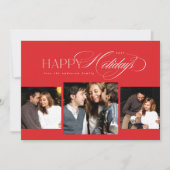 prettige feestdagen Kaart 3 foto's (Voorkant)