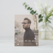 Prettige feestdagen Kaart Bachelor Bachelorette Si (Staand voorkant)