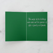 Prettige feestdagen Kaart Dansleraar (Binnen)