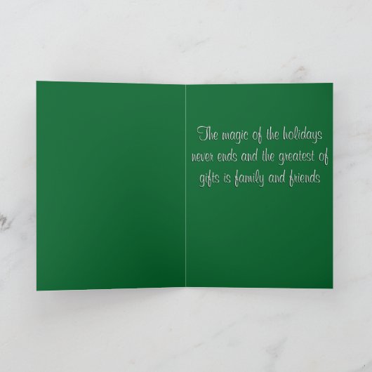 Prettige feestdagen Kaart Dansleraar (Binnen)