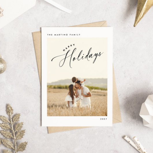 Prettige feestdagen Kaart Elegant Chic