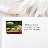 Prettige feestdagen Kaart Envelope Label (Insitu)