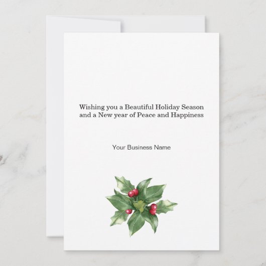 Prettige feestdagen Kaart Ezel (Achterkant)