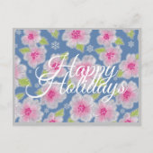 Prettige feestdagen Kaart Flowers Elegance (Voorkant)