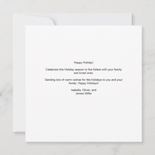 Prettige feestdagen Kaart Grappige Trump (Achterkant)