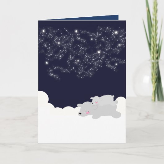 Prettige feestdagen Kaart Kerst Polar Beer Kaart (Voorkant)