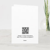 Prettige feestdagen Kaart Lege invoer (Achterkant)