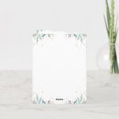 prettige feestdagen kaart, maak kerst weer geweldi bedankkaart (Achterkant)