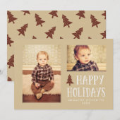 Prettige feestdagen Kaart Neutraal (Voorkant / Achterkant)