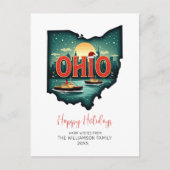 Prettige feestdagen Kaart Ohio Xmas Kaart (Voorkant)