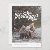 Prettige feestdagen Kaart Retro Fesia (Voorkant)