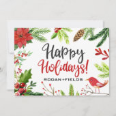 Prettige feestdagen Kaart Rodan en Fields (Voorkant)