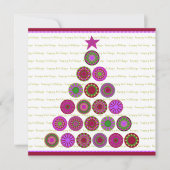 prettige feestdagen Kaart Sjabloon (Voorkant)