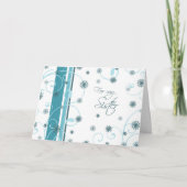 Prettige feestdagen Kaart Sneeuwvlokken (Voorkant)