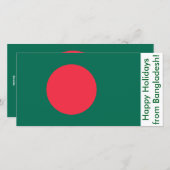 Prettige feestdagen Kaart uit Bangladesh (Voorkant / Achterkant)