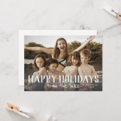 Prettige feestdagen Kaart van de locatie van het m (Voorkant / Achterkant in situ)