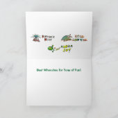 Prettige feestdagen Kaart Walviskerst (Binnen)