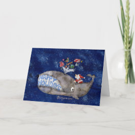 Prettige feestdagen Kaart Walviskerst