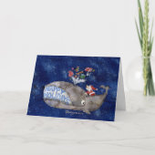 Prettige feestdagen Kaart Walviskerst (Voorkant)