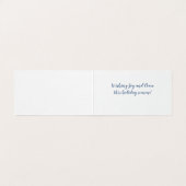 Prettige feestdagen Kaart Winterschaduwen (Binnenkant ongevouwen)