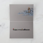 prettige feestdagen Kaarthonden Kaart (Binnen)