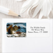 prettige feestdagen Kaartkaartenkaartjes retourner Etiket (Insitu)