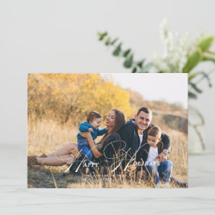 Prettige feestdagen Kalligrafie Kaart