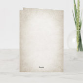 Prettige feestdagen Kalligrafie rustieke gnoom fam (Achterkant)