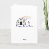 Prettige feestdagen Kantoor naam van de arts  Kaart (Achterkant)