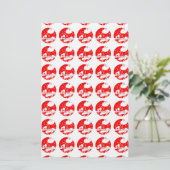 prettige feestdagen kantoorbenodigdheden van Sant Briefpapier (Staand voorkant)