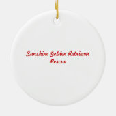 prettige feestdagen! keramisch ornament (Achterkant)