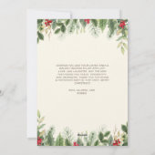 Prettige feestdagen Kerst 4 Fotocollage Feestdagenkaart (Achterkant)