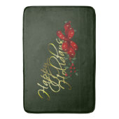 prettige feestdagen kerst badmat (Voorkant Verticaal)