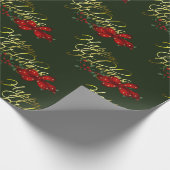 prettige feestdagen kerst cadeaupapier (Hoek)