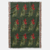 prettige feestdagen kerst deken (Voorkant Verticaal)