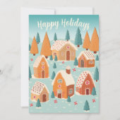 Prettige feestdagen kerst feestdagenkaart (Voorkant)