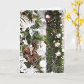 prettige feestdagen kerst feestseizoen in Londen Kaart (Gele Bloem)