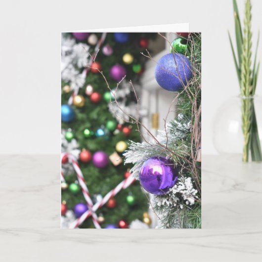 prettige feestdagen kerst feestseizoen in Londen Kaart (Voorkant)