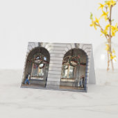 prettige feestdagen kerst feestseizoen in Londen Kaart (Gele Bloem)