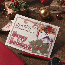 Prettige feestdagen Kerst -  foto Feestdagenkaart