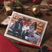 Prettige feestdagen Kerst -  foto Feestdagenkaart