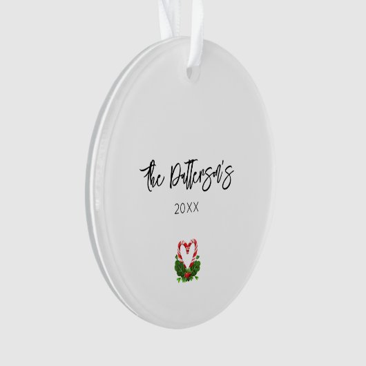 Prettige feestdagen Kerst Gnomes Ornament (voorkant)