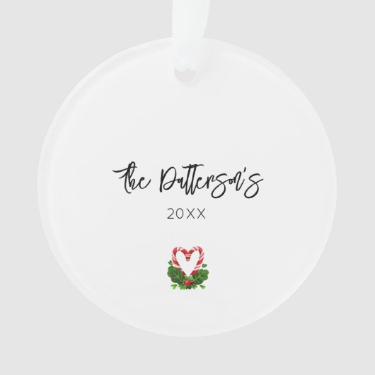 Prettige feestdagen Kerst Gnomes Ornament (voorkant)