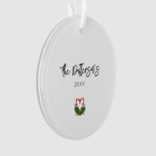 Prettige feestdagen Kerst Gnomes Ornament (voorkant)