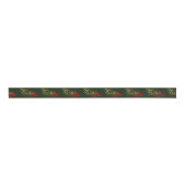 prettige feestdagen kerst grosgrain lint (Voorkant)