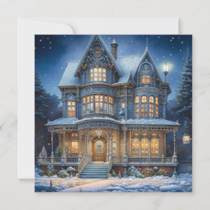 Prettige feestdagen Kerst Huis gepersonaliseerd