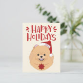 prettige feestdagen - kerst in Pommeren Briefkaart (Staand voorkant)